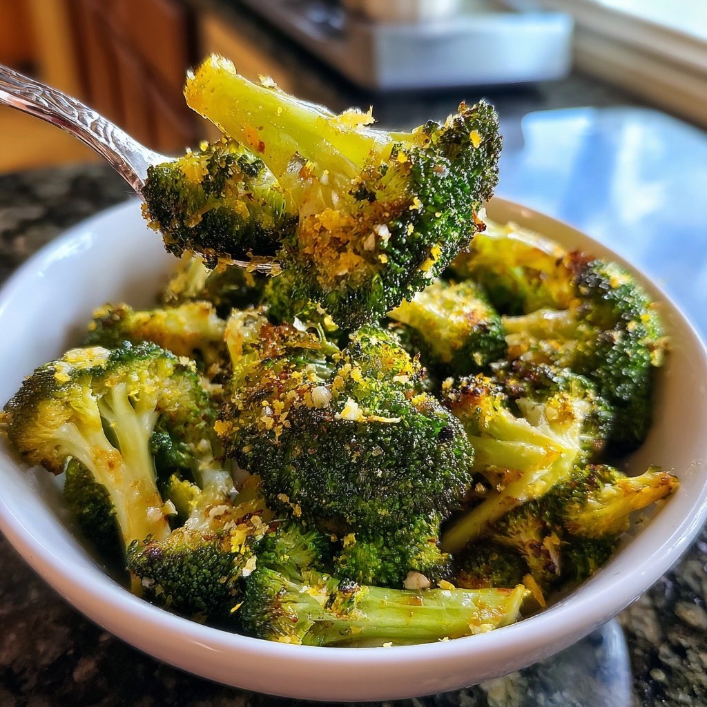 Roasted Broccoli With Garlic And Lemon