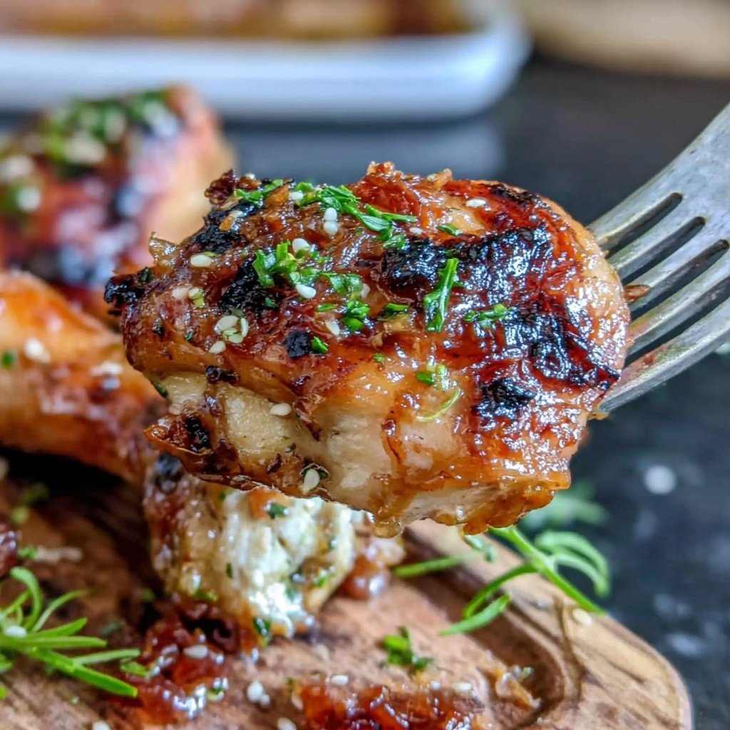 Drumstick Chicken With Honey Garlic Sauce