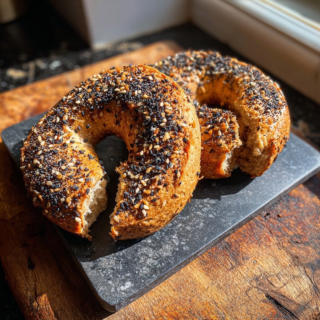 Whole Wheat High Protein Bagels