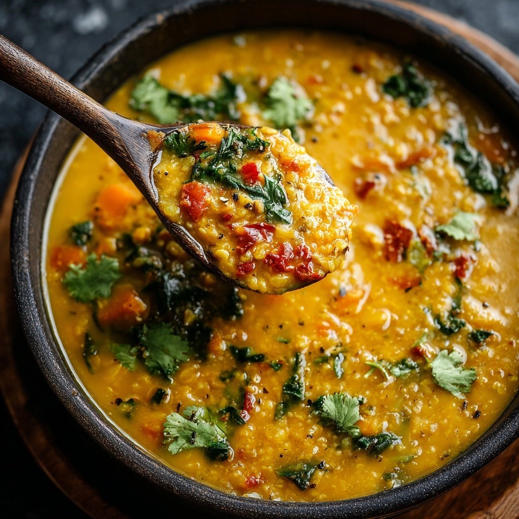 Jamaican Coconut Lentil Soup