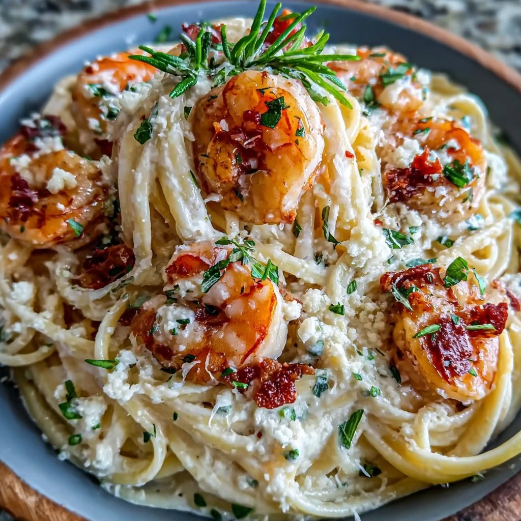 Shrimp Pasta With Lemon Ricotta