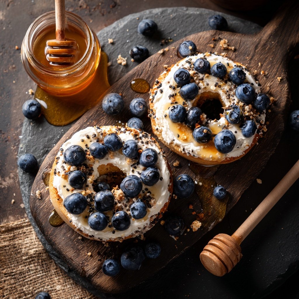 Soft Greek Yogurt Breakfast Bagels