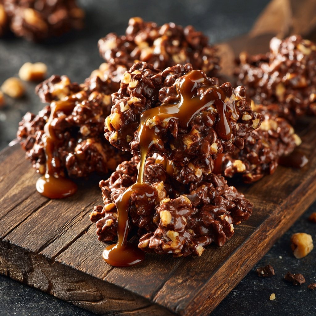 Chocolate Honey Snack Clusters