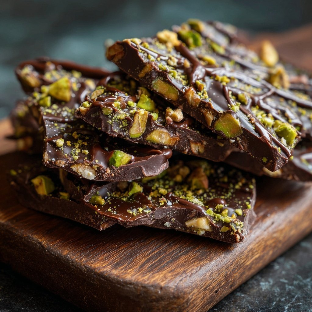 Chocolate Pistachio Bark