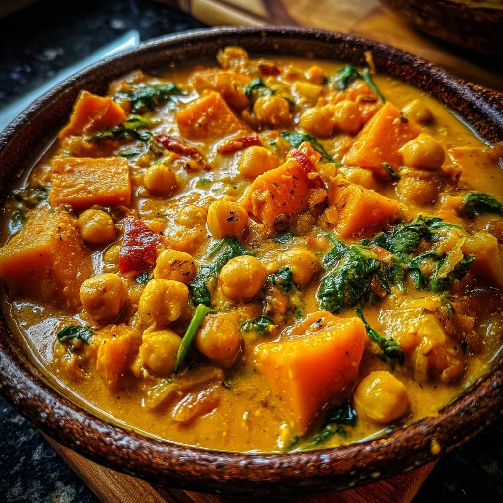 Jamaican Sweet Potato Chickpea Stew