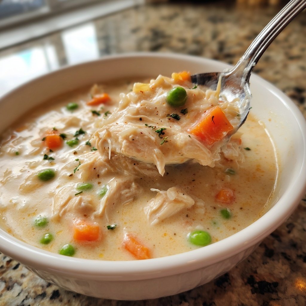 Creamy Chicken Rice Soup
