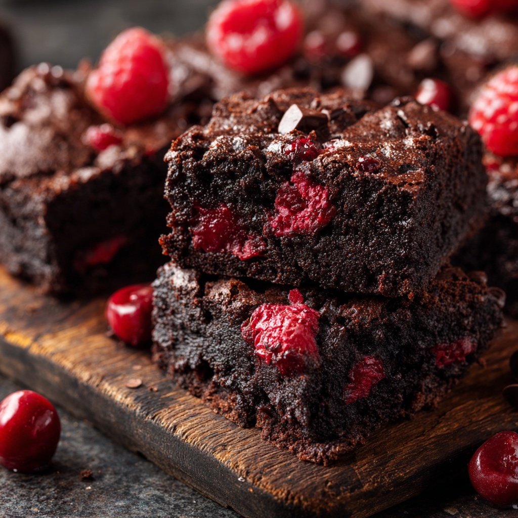 Chocolate Raspberry Brownies