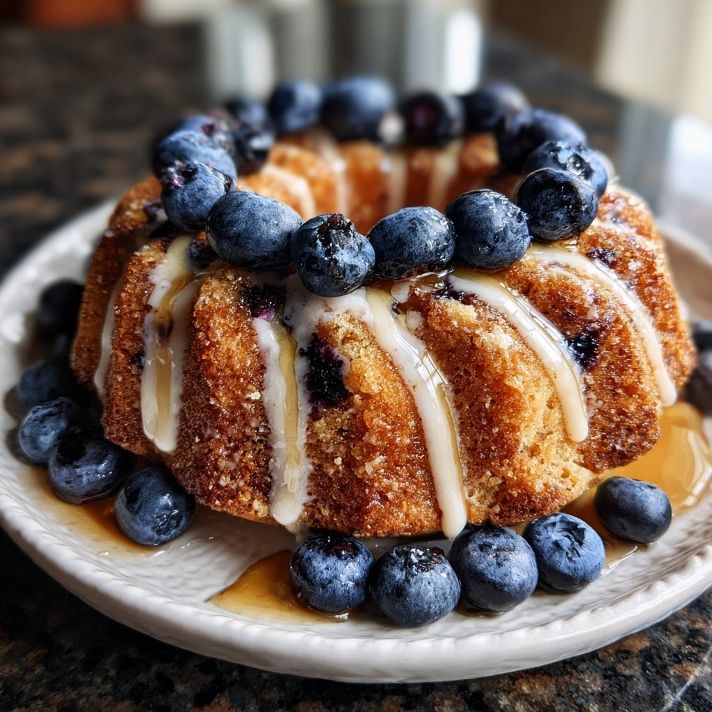 Blueberry Vanilla Yogurt Bake
