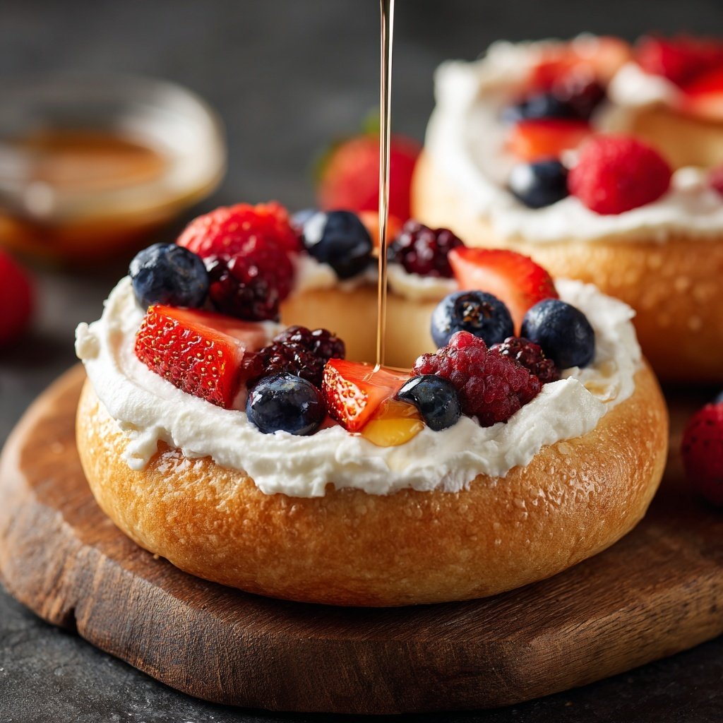 High Protein Greek Yogurt Bagels