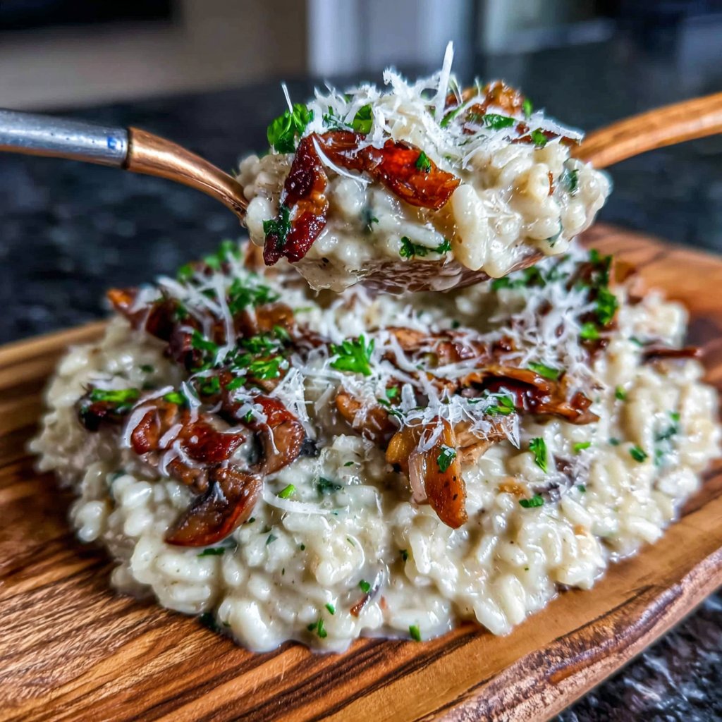 Creamy Mushroom Risotto