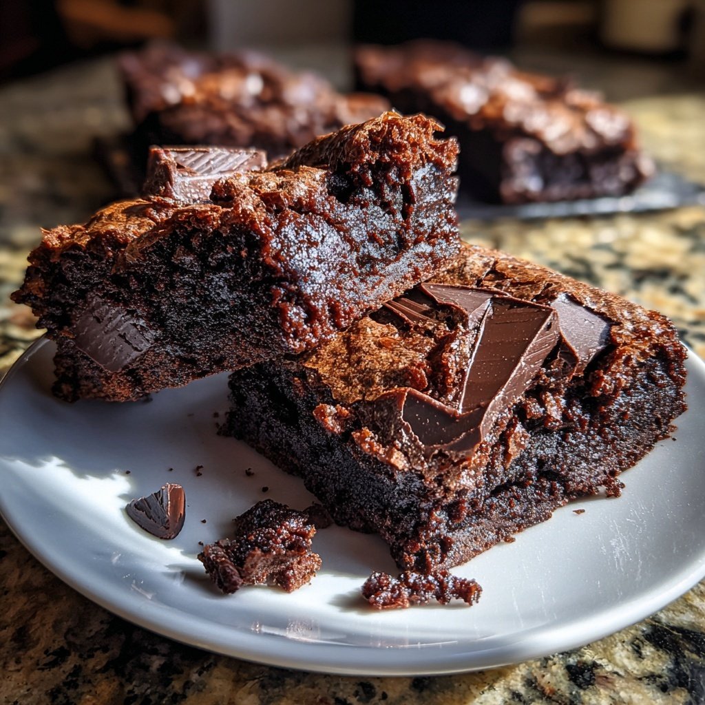 Gooey Sourdough Brownies