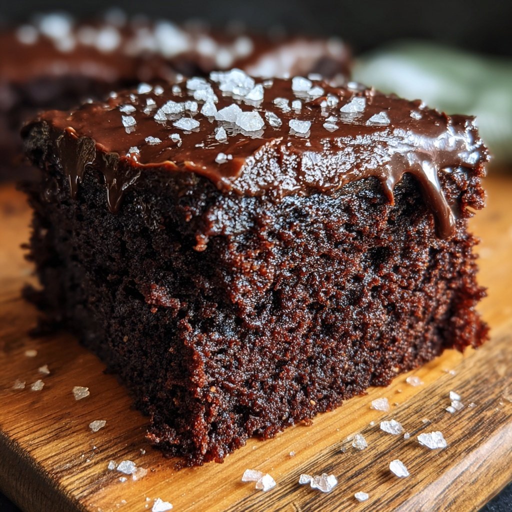Moist Dark Cocoa Snack Cake