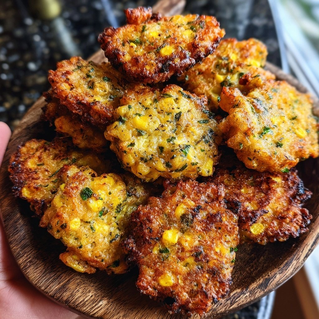 Jamaican Sweet Corn Fritters