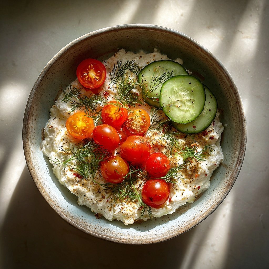 High Protein Cottage Cheese Dinner Bowl