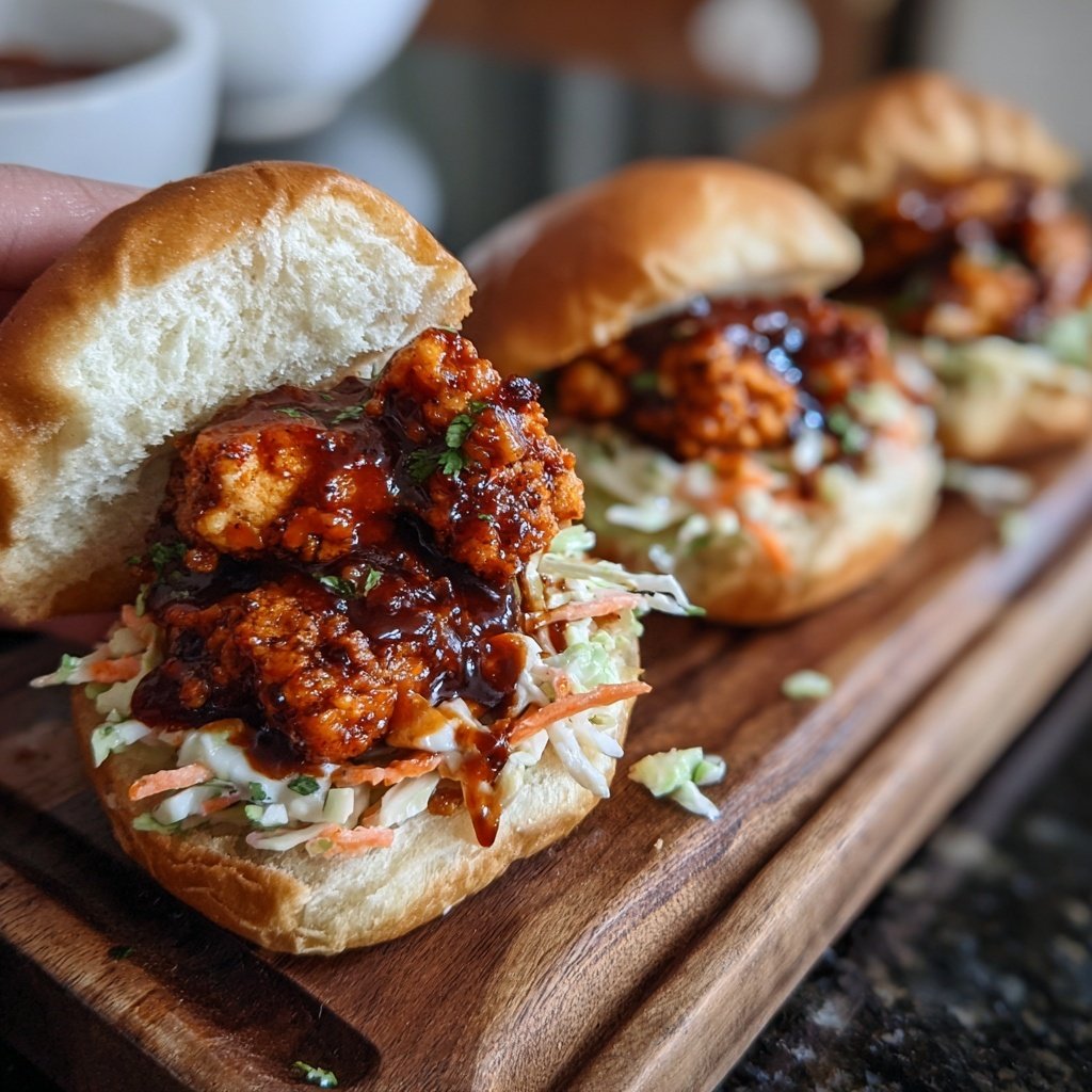 BBQ Tofu Sliders