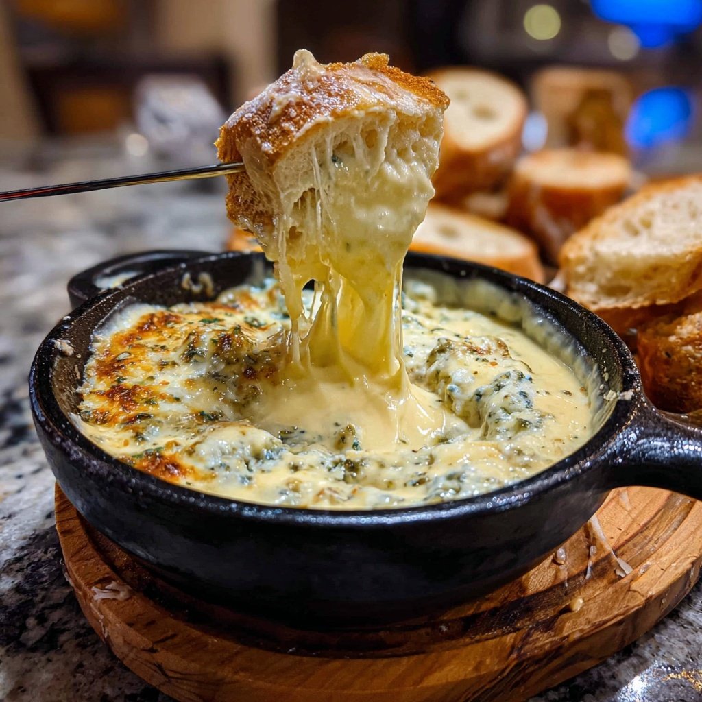 Fondue with Blue Cheese Blend