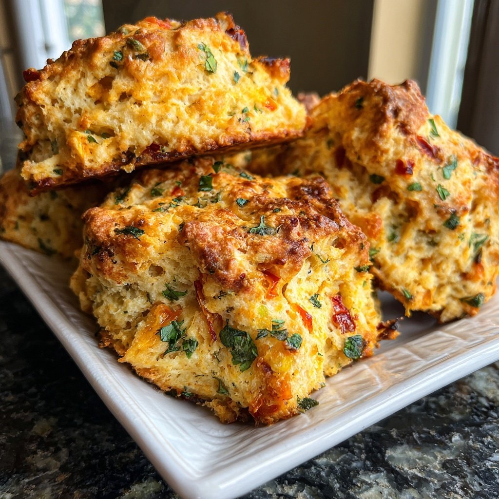 Super Bowl Party Food Savory Veggie Scones